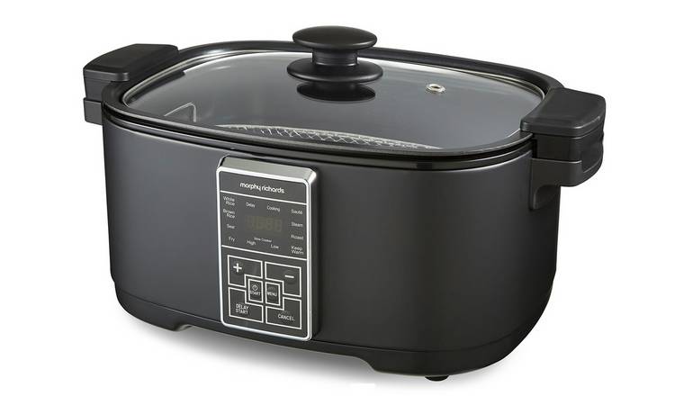 Morphy Richards 6.5L Multifunction 10-in-1 Slow Cooker-Black