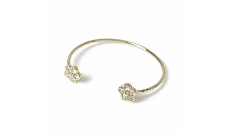 Liars & Lovers Crystal Flower Bangle
