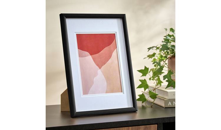 Habitat Single Mount Black Picture Frame - 8x12" - A4