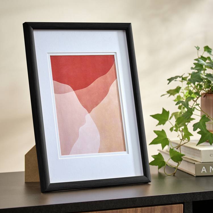 Habitat Single Mount Black Picture Frame - 8x12" - A4 0