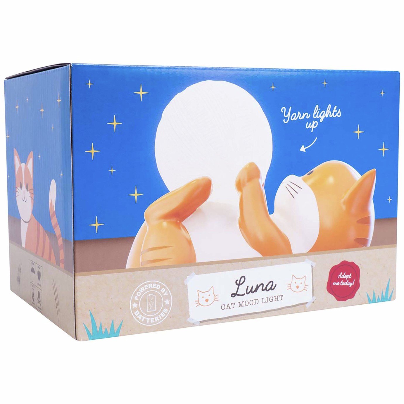 Buy Fizz Creations Luna The Cat LED Mood Light | null | Argos