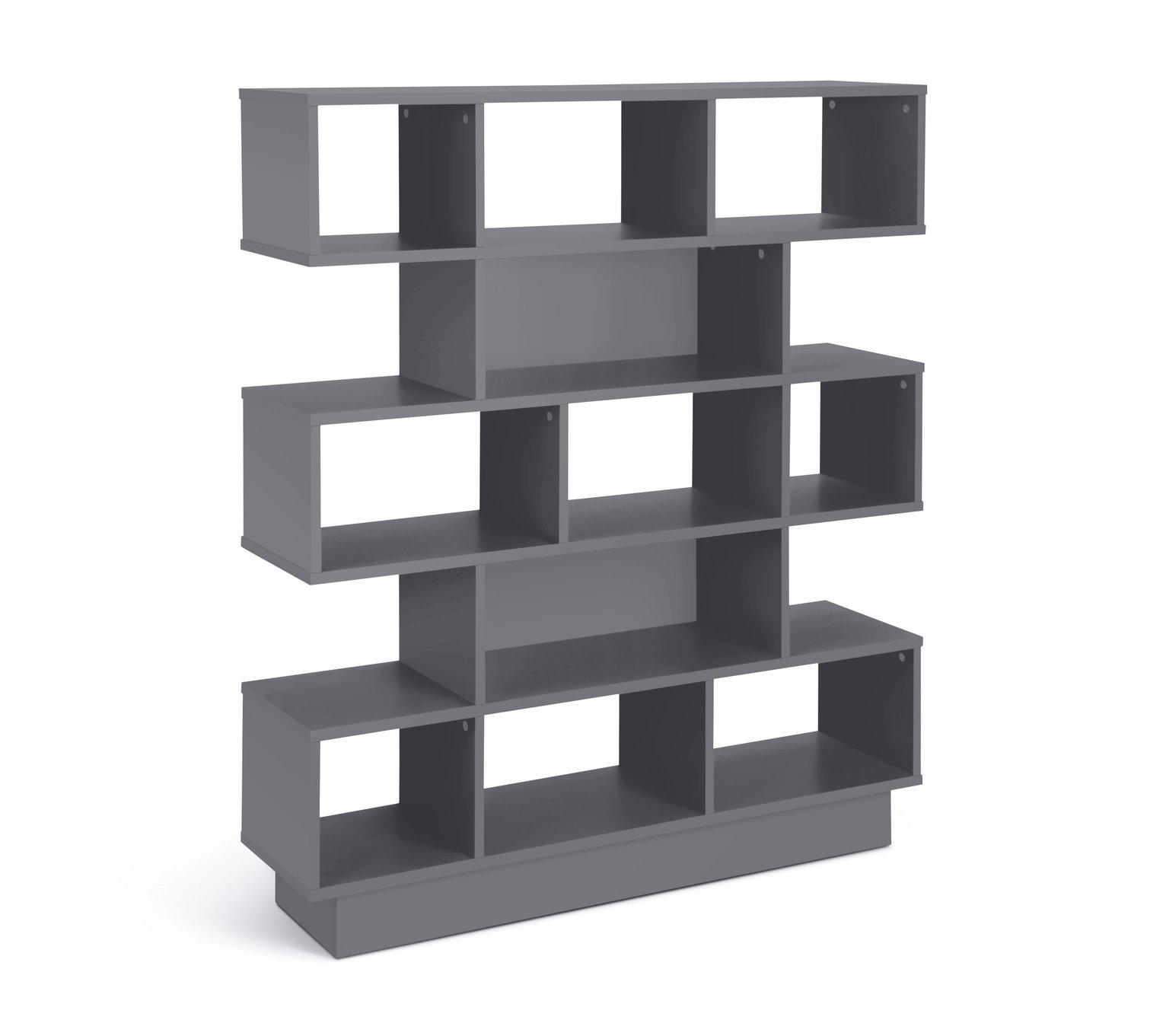Habitat Cubes Wide Bookcase - Grey