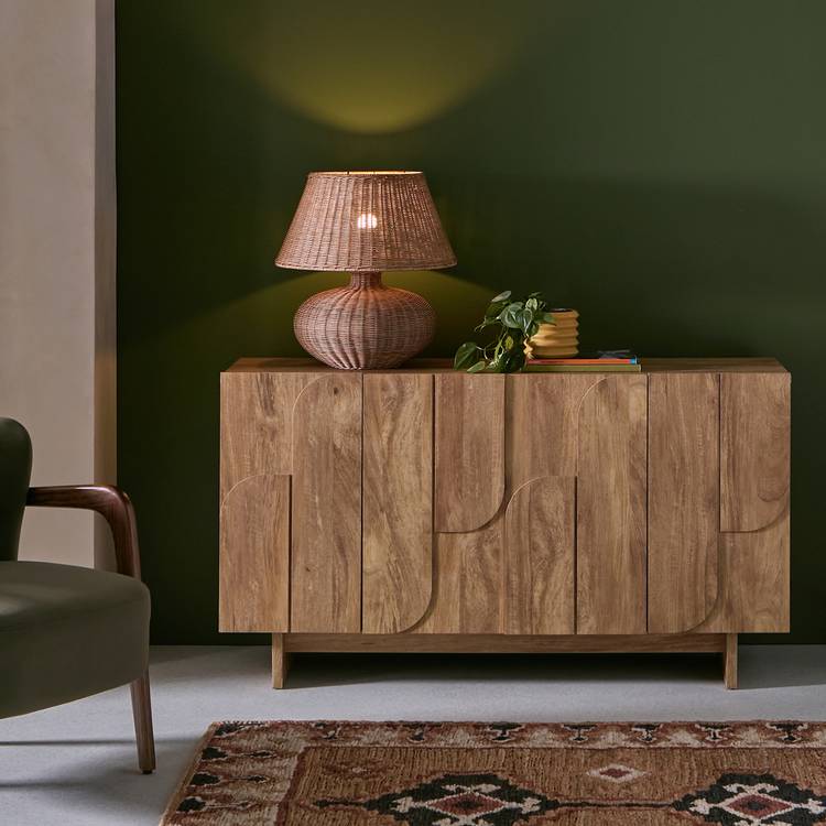 Habitat Yassica 3 Door Sideboard - Natural 0