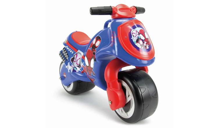 Injusa Spiderman Foot To Floor Ride On Learning Bike