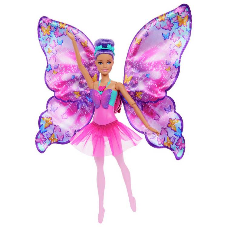 Barbie Dance and Flutter Doll with 2-in-1 Transformation 0