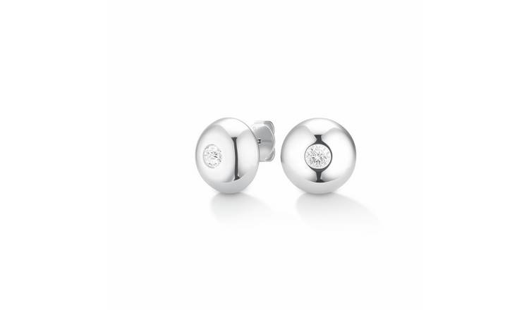 Rosefield Stainless Steel Solitaire Studs Earrings 