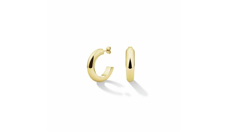 Rosefield Gold Tone Hoop Earrings 