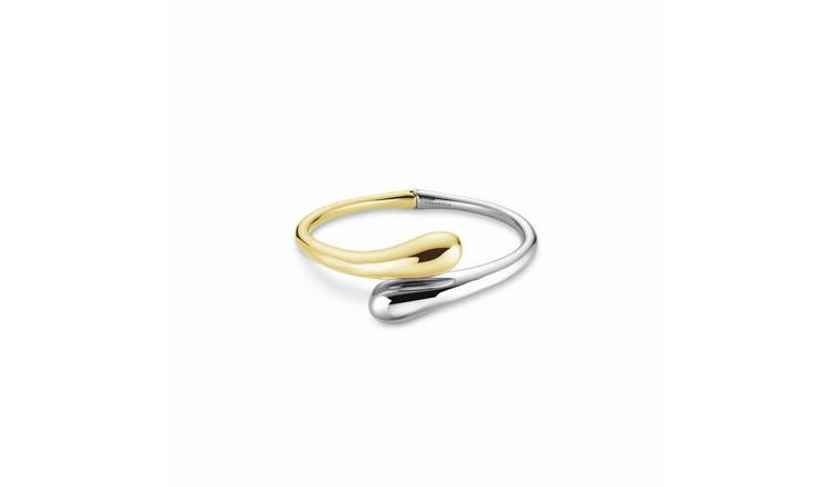 Rosefield Gold & Rhodium Plated Dome Contraries Bangle