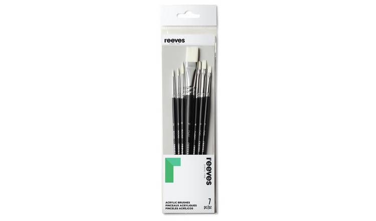 Reeves Acrylic Brush Set - Pack of 7