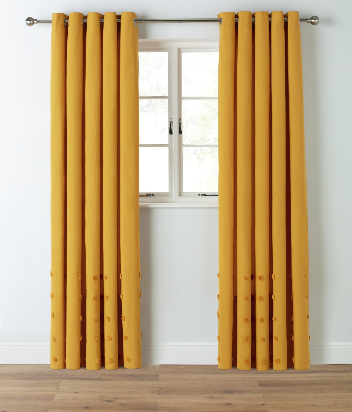 Argos Home Tufted Spot Lined Eyelet Curtains Review