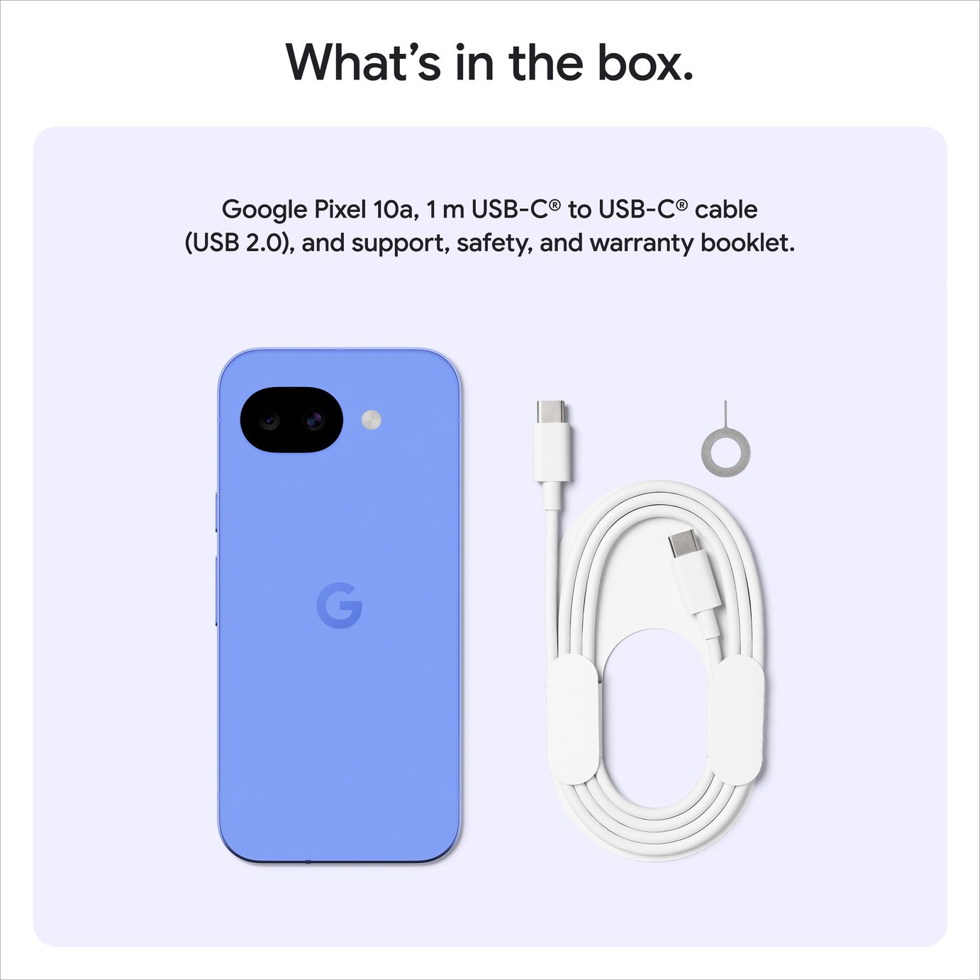Buy SIM Free Google Pixel 10a 5G 128GB AI Mobile Phone Lavender