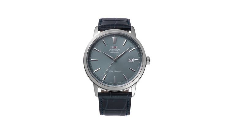 Orient AC0F Classic Mens Blue Leather Strap Watch