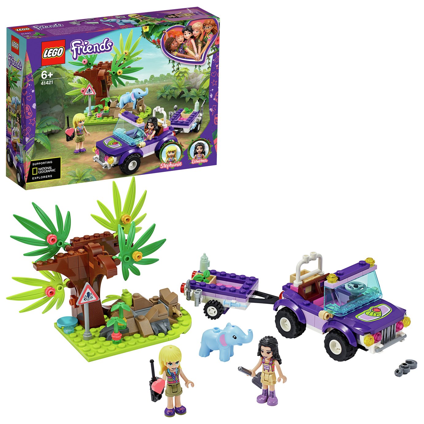 LEGO Friends Baby Elephant Jungle Rescue Animals Set Review