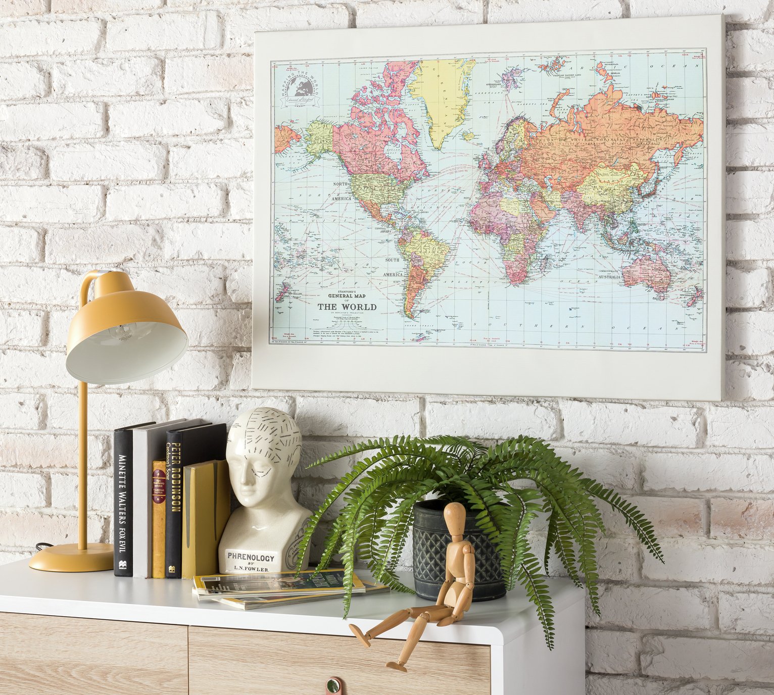 The Art Group Stanford's World Map Canvas Review