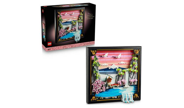 LEGO ART Japanese Cherry Blossom Wall Art 31218 PREORDER