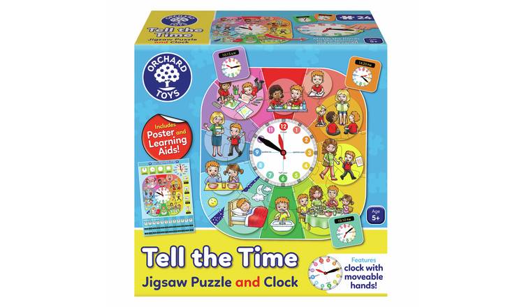Orchard Toys Tell The Time 37 Piece Jigsaw Puzzle