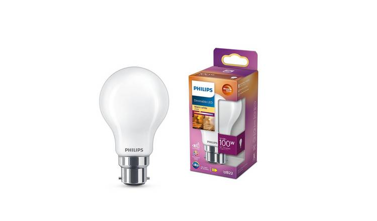 Philips 100W LED B22 Light Bulb