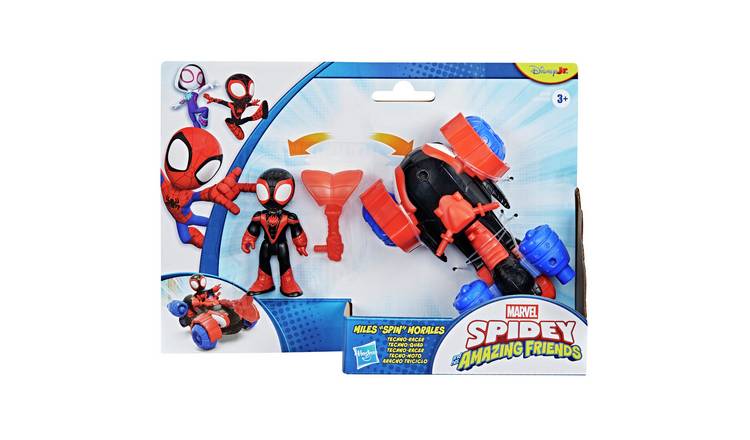 Spidey And His Amazing Friends Miles TechnoRacer Vehicle Set