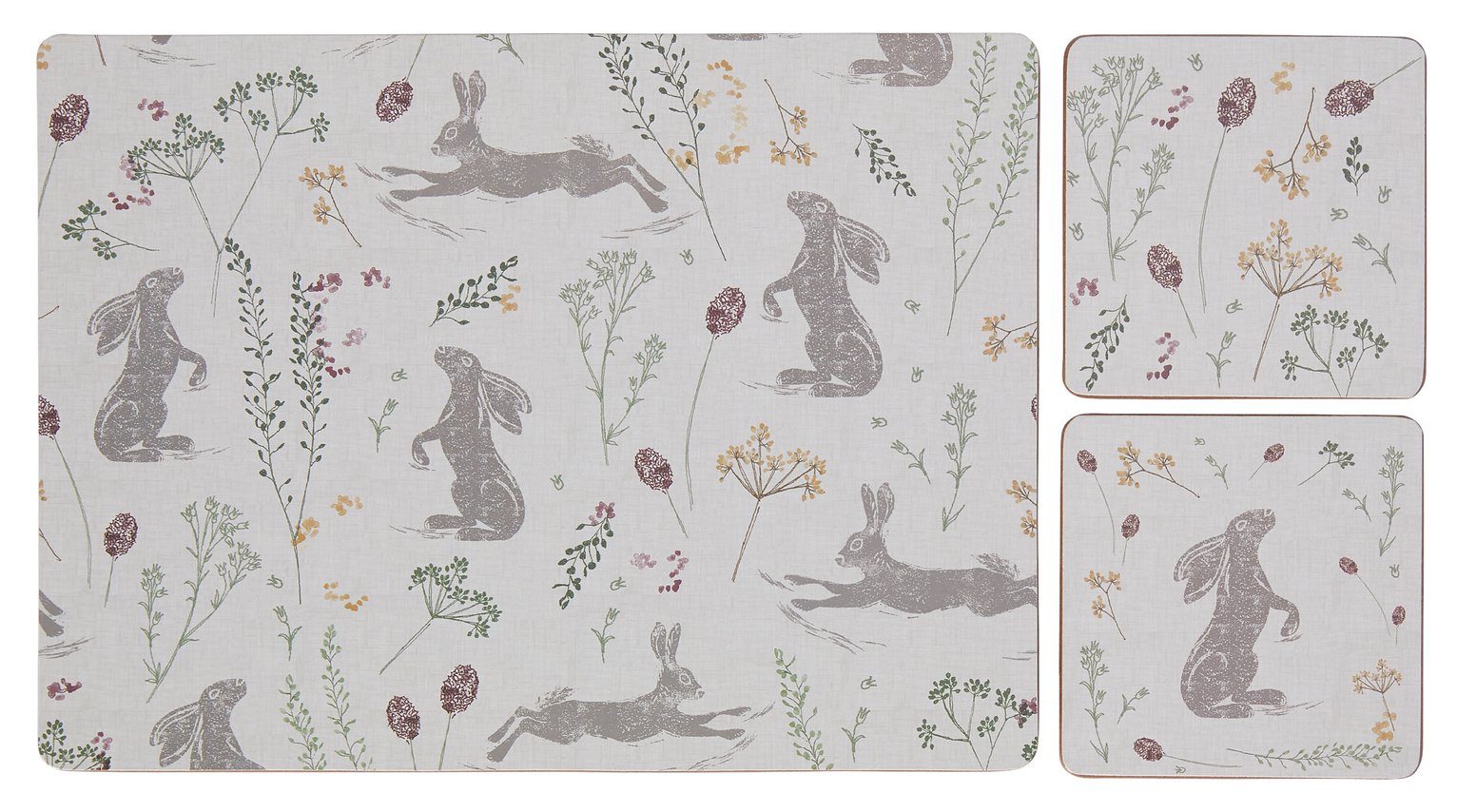 Argos Home Moorlands Hare Placemat and Coaster Review