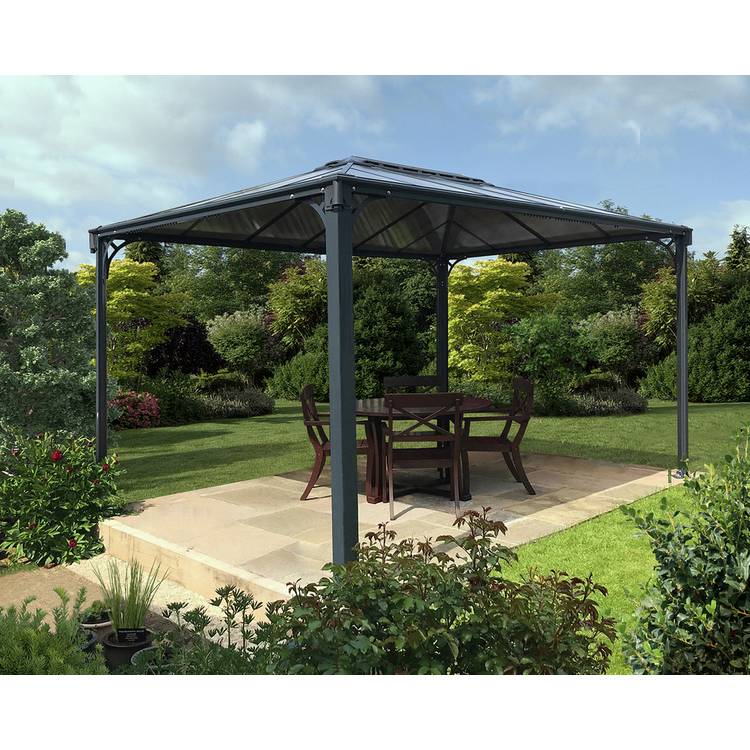Palram Martinique 4300 Gazebo - Grey 0