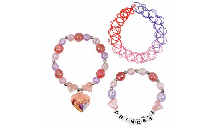 Disney Princess Kids Stretchy Beaded Bracelet Set