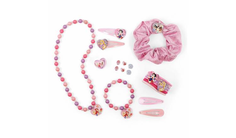 Disney Princess Kids Hair Accessories and Jewellery Set