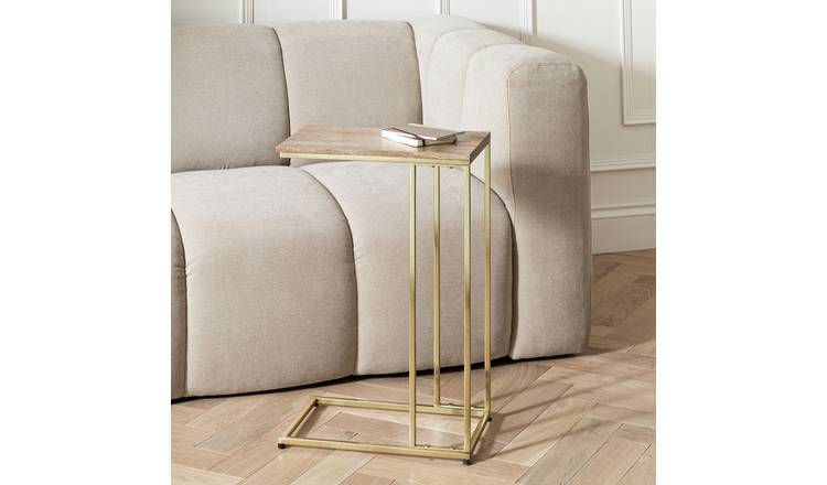 Argos Home Roan Side Table - Gold