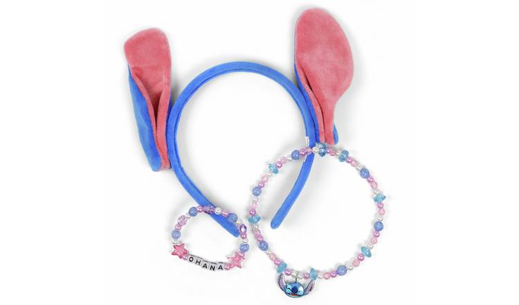 Lilo & Stitch Kids Headband, Beaded Necklace & Bracelet Set