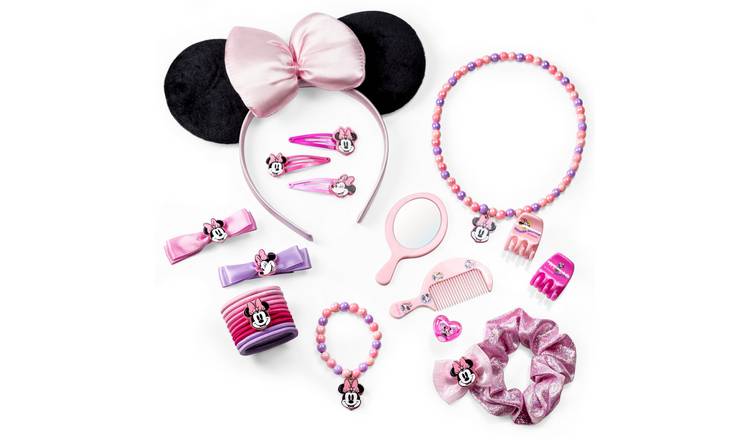 Minnie Mouse Kids Hair Accessories and Jewellery Set