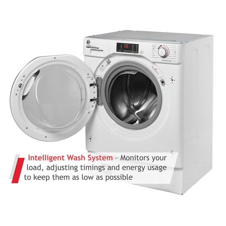 Hoover HBWS 49D1ACE 9KG Integrated Washing Machine - White