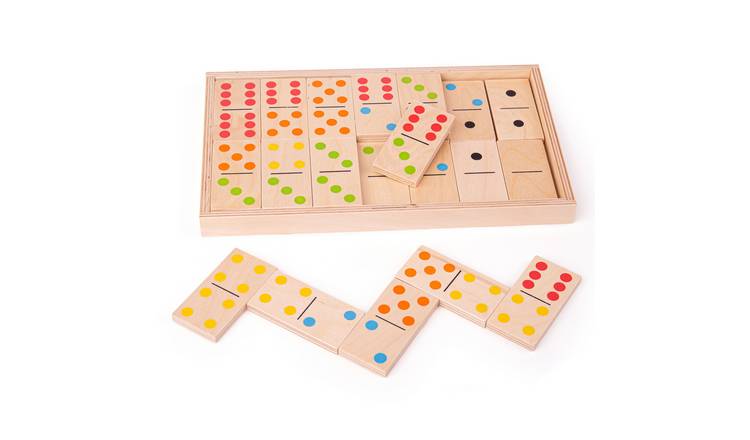 Bigjigs Toys Jumbo Wooden Dominoes