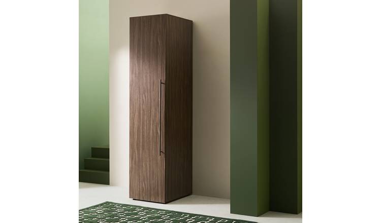 Habitat Atlas 1 Door Wardrobe - Walnut