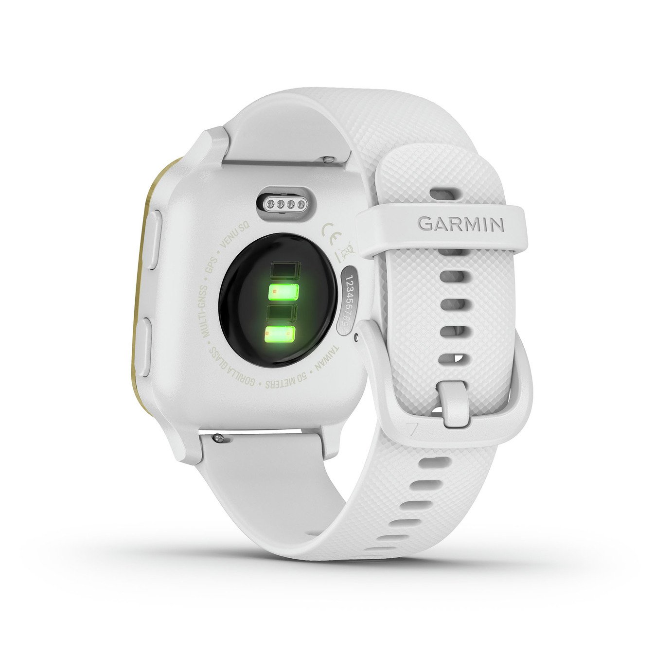 Buy Garmin Venu Sq Smart Watch - White/Light Gold Bezel | Fitness and  activity trackers | Argos