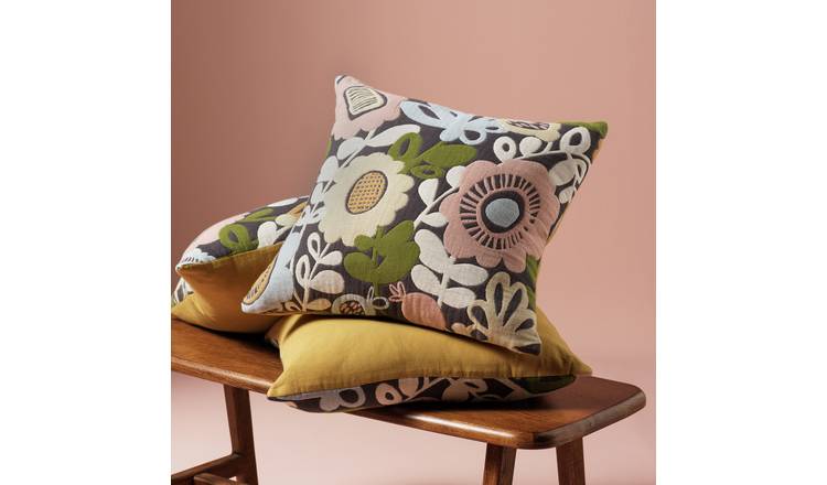 Habitat x Scion Kukkia Woven Cushion - 50x50cm