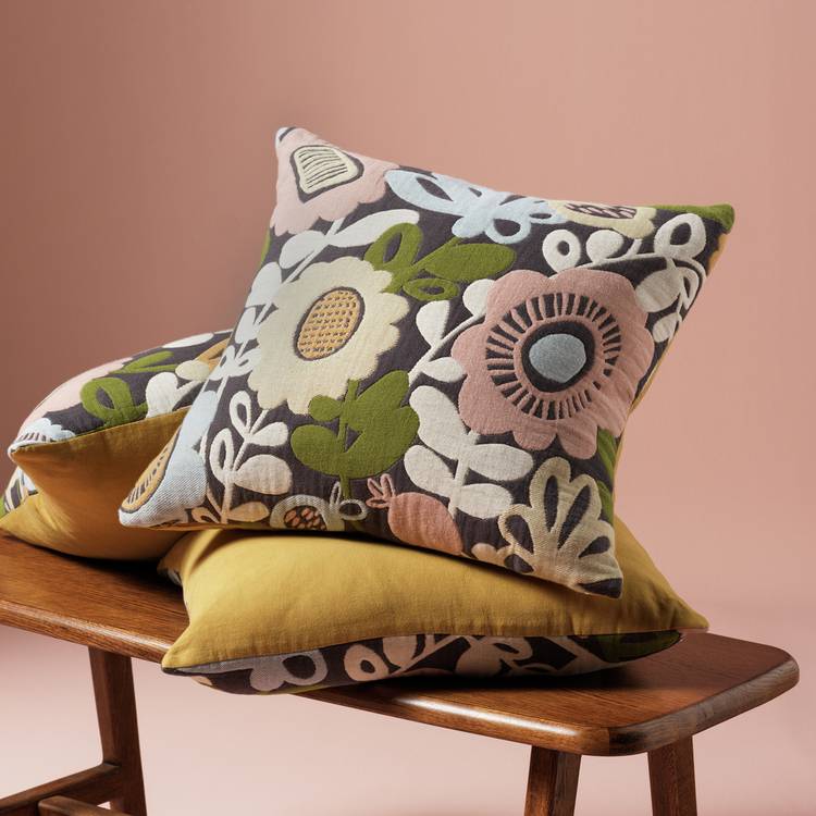 Habitat x Scion Kukkia Woven Cushion - 50x50cm 0