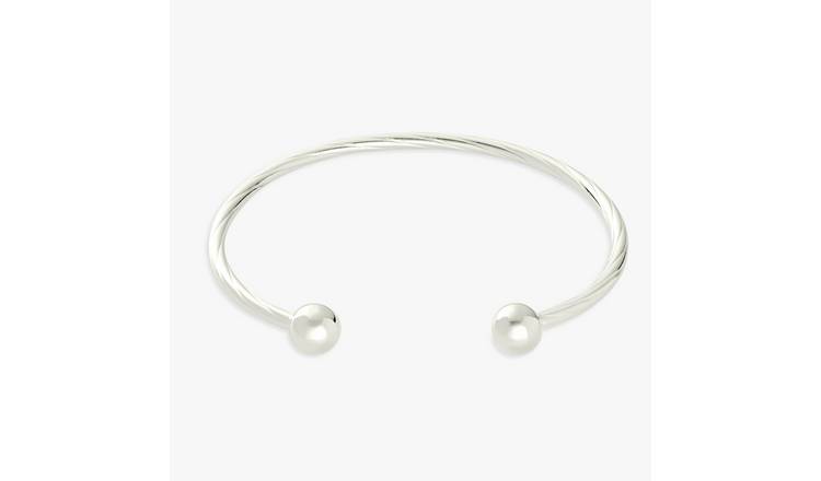 Revere Sterling Silver Twisted Torque Bangle