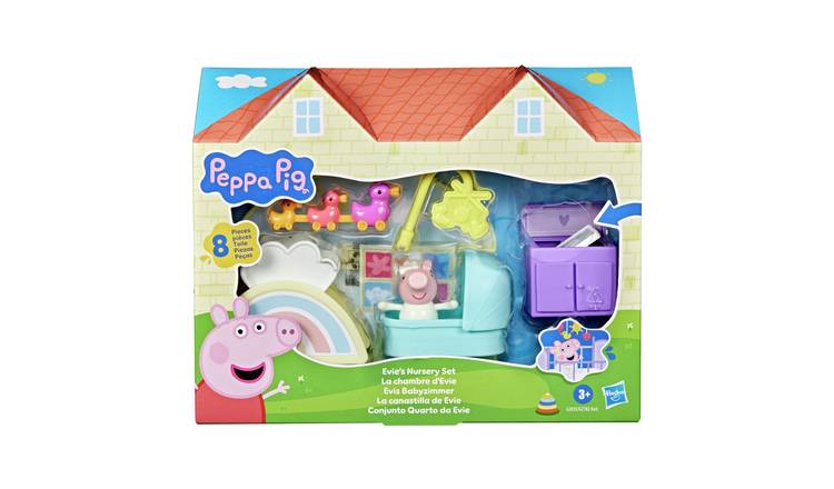 Peppa Pig Evie's 8 Piece Nursey Playset