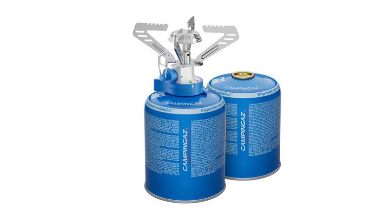 Campingaz Connect CV Gas Stove Set & 2 CV470 Plus Cartridges