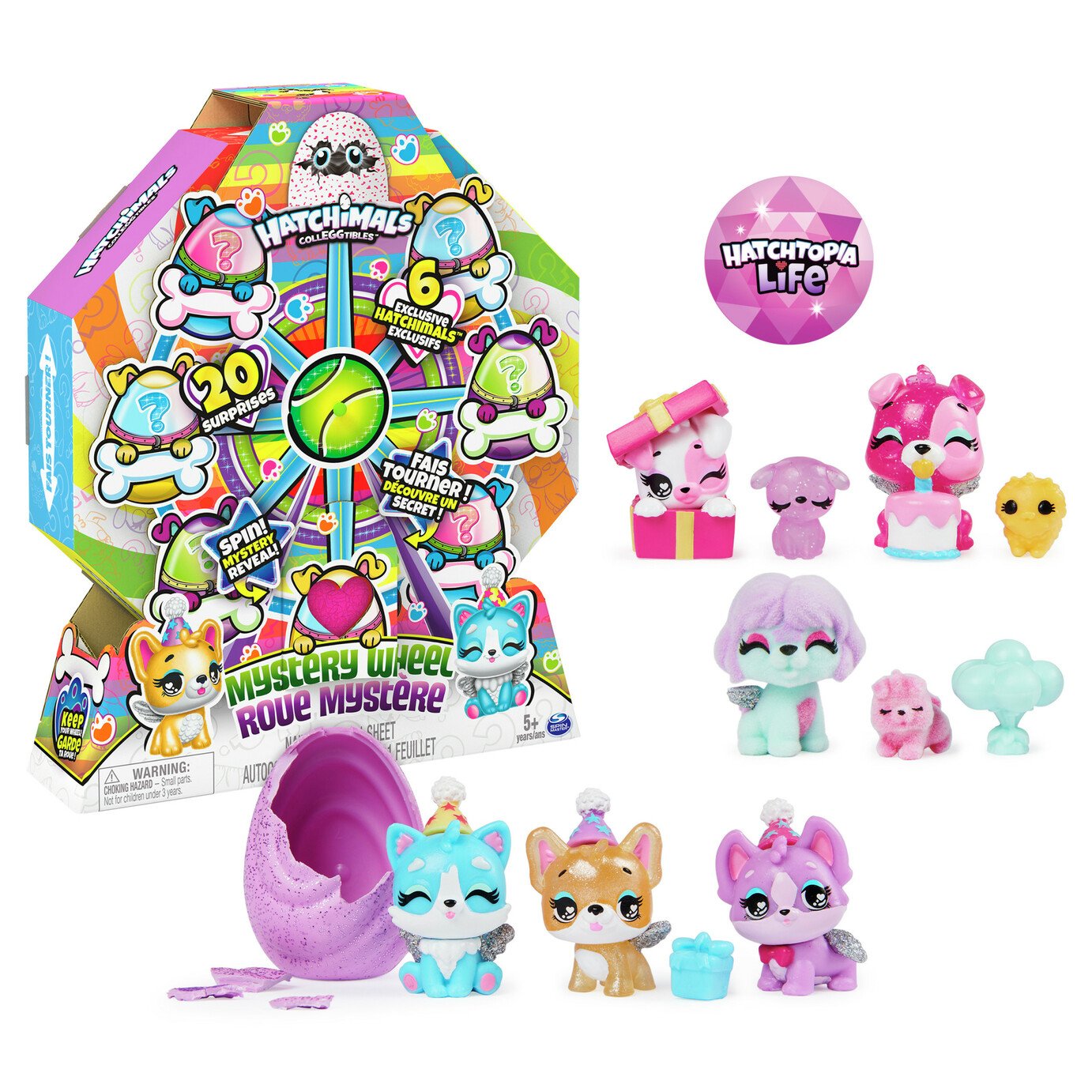 Hatchimals CollEGGtibles Puppy Party Mystery Wheel Review