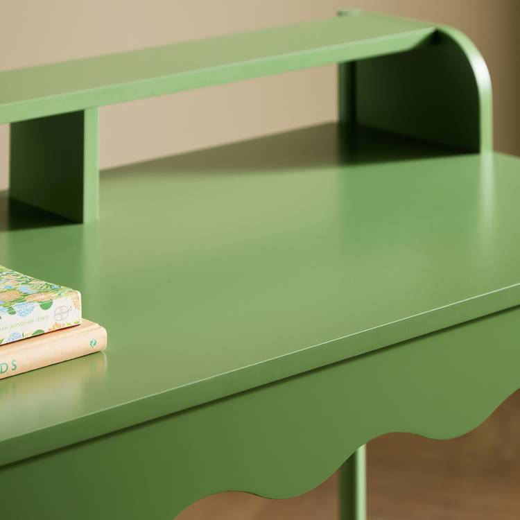 Habitat Matilda Scallop Office Desk - Green 0