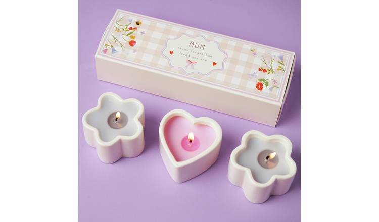 Widdop Love Life Mini Candle Gift Set Of 3 - Mum