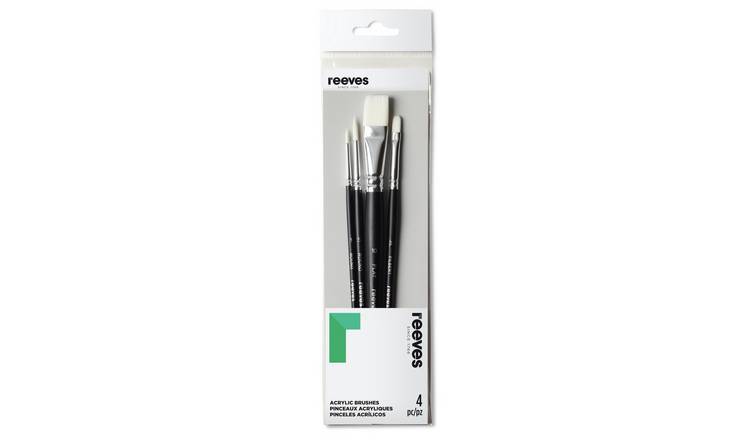 Reeves Acrylic Brush Set - Pack of 4