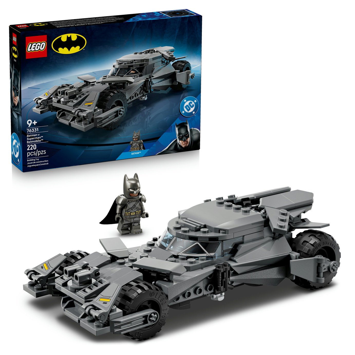 Buy LEGO DC Batman v Superman Batmobile Car Toy 76331 | LEGO | Argos