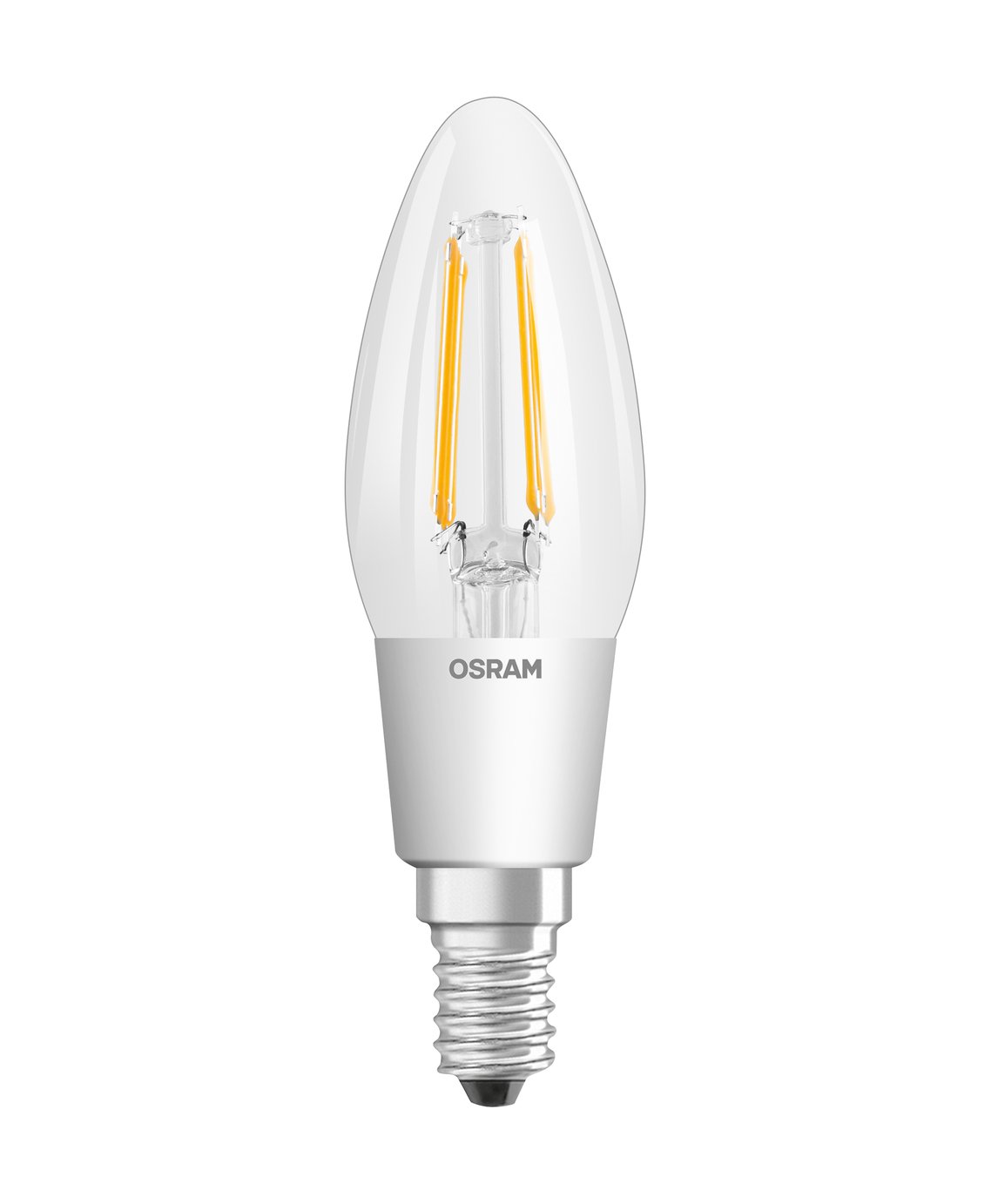 Osran 4W SES Filament Candle Light Bulb - 2 Pack