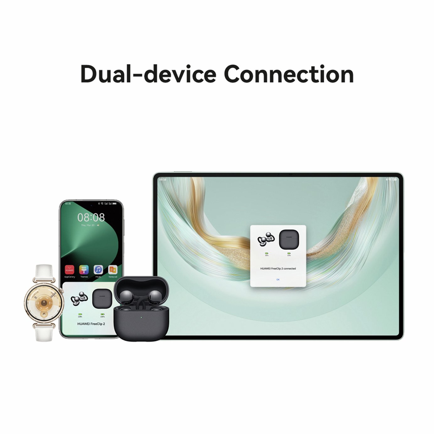 Buy HUAWEI FreeClip 2 Open-Ear Wireless Earbuds - Black | Wireless