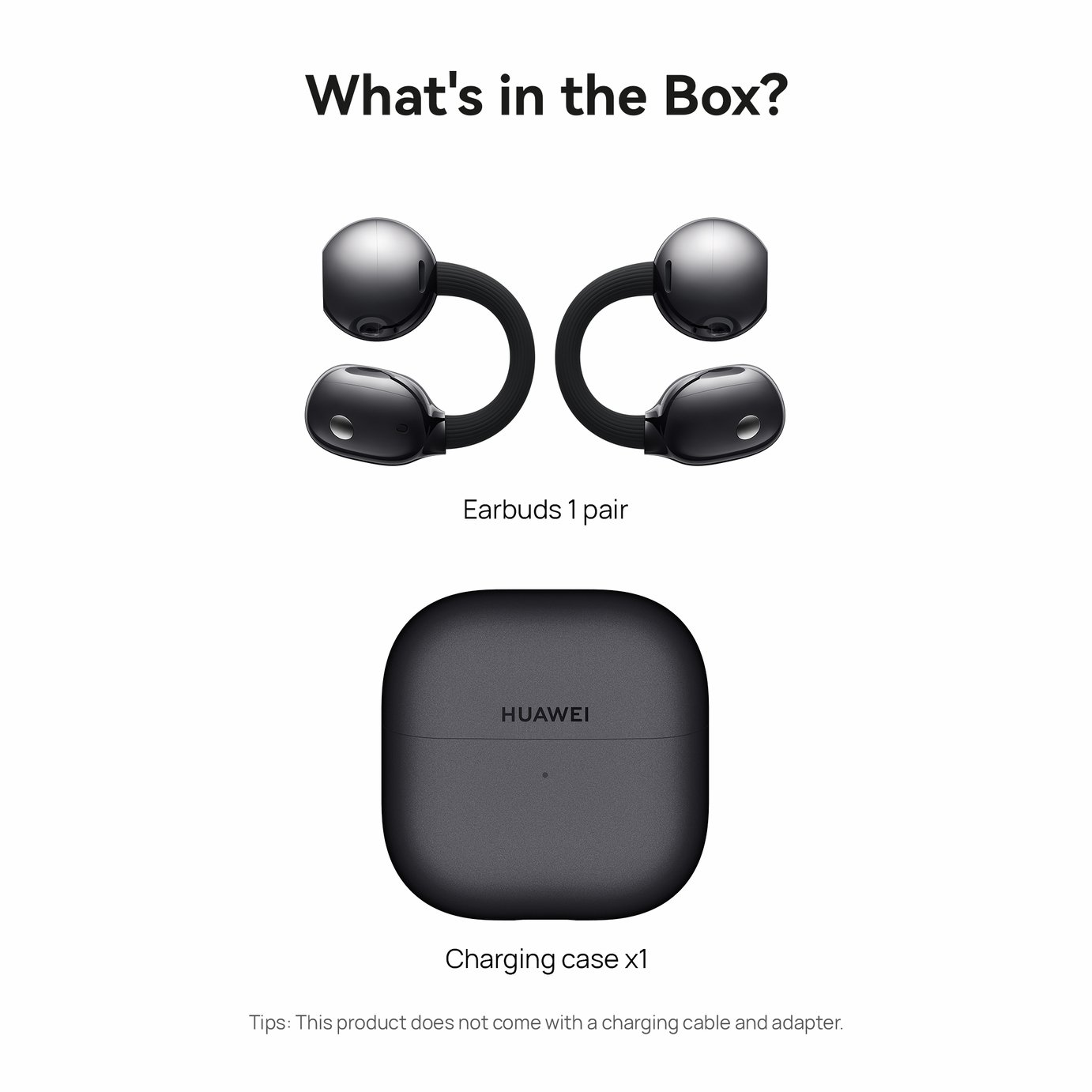 Buy HUAWEI FreeClip 2 Open-Ear Wireless Earbuds - Black | Wireless