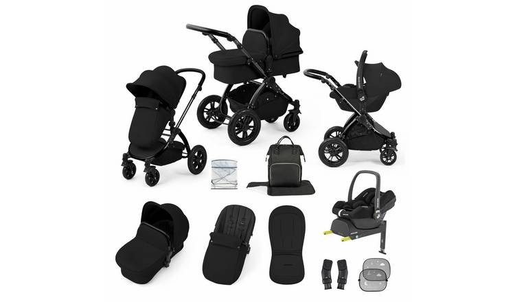 Ickle Bubba Stomp Luxe 12 Piece Travel System - Black