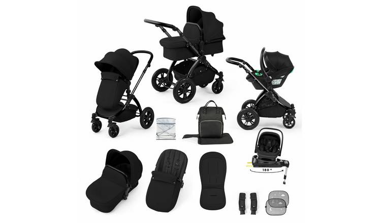 Ickle Bubba Stomp Luxe Nimbus 12 Piece Travel System - Black
