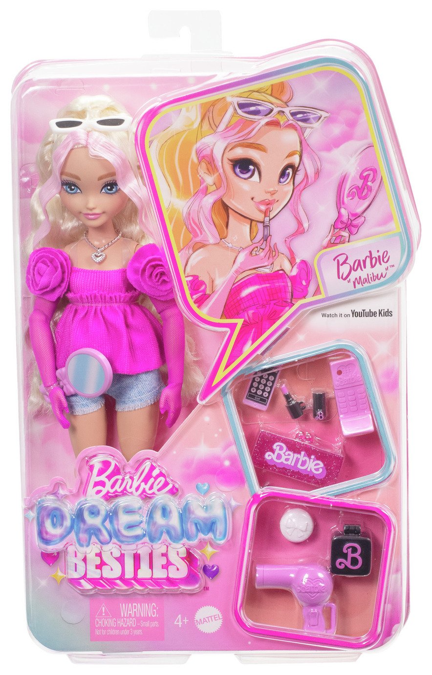 Buy Barbie Dream Besties Malibu Doll and Accessories | Dolls | Argos