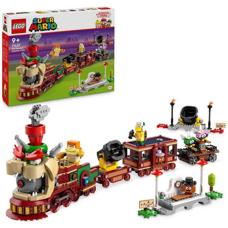 LEGO Super Mario The Bowser Express Train Playset 71437 0